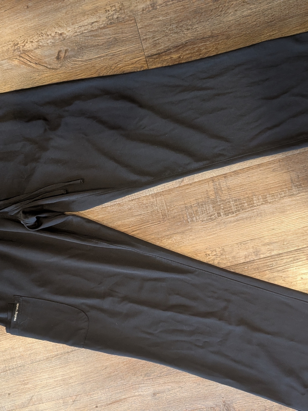 HH Works by Healing Hands Black Drawstring Work Pants – Size M